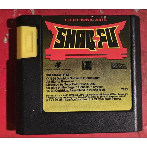 Shaq-Fu (Sega Genesis, 1994) Cartridge Only – Tested Vintage Game - Picture 1 of 3